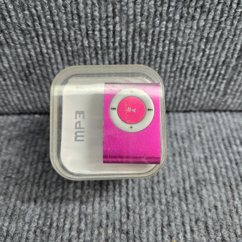 Mini Clip Digital MP3 Music Player USB with SD Card Slot Pink